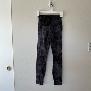lululemon athletica Black Tie-Dye Leggings